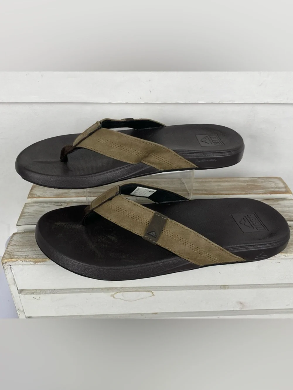 REEF Men's Cushion Phantom 2.0 flip flop cushioned footbed for comfort Sz 42 (9)